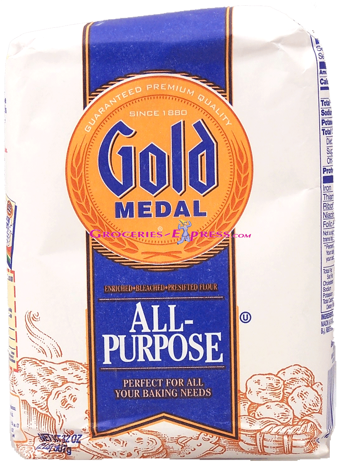 Gold Medal  all-purpose flour, enriched bleached presifted Full-Size Picture